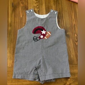 Sir John Boys short romper with Sports Motif